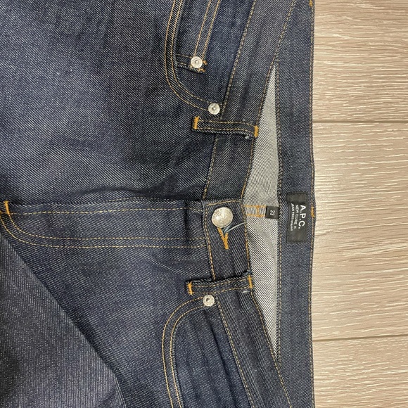 APC Mens Jeans Straight Leg 33X34 - Picture 3 of 6